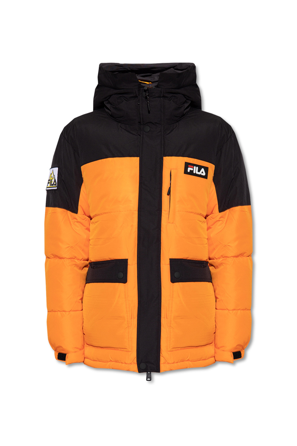 Fila orange best sale puffer jacket